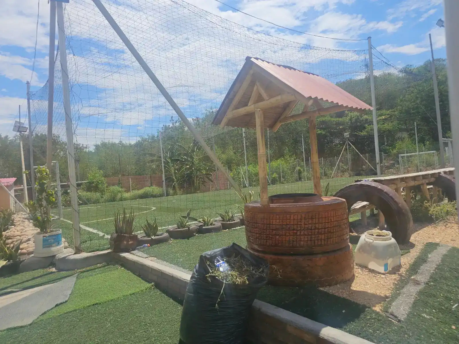 La cancha esta lista.